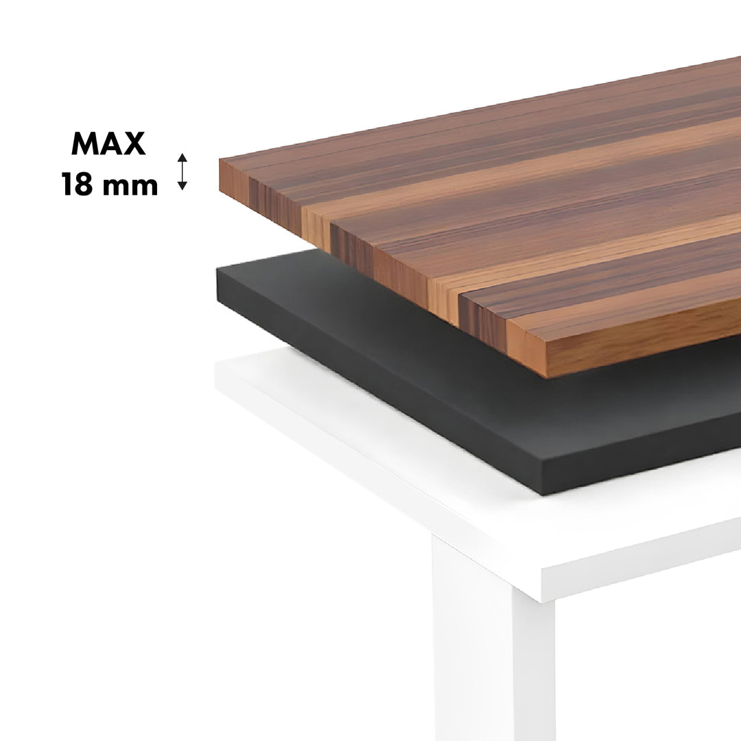 Scrivania elettrica regolabile in altezza Ergo Office, altezza massima 1160 mm, max - 80 kg, senza piano d'appoggio, bianco, ER-400 W
