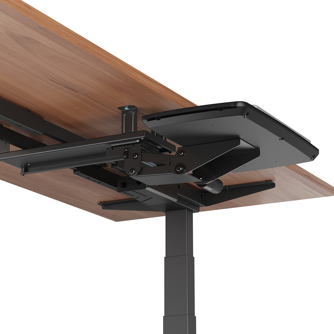Supporto per tastiera sotto la scrivania Maclean, regolabile, max. 5 kg, nero. 5 kg, nero, MC-156 B