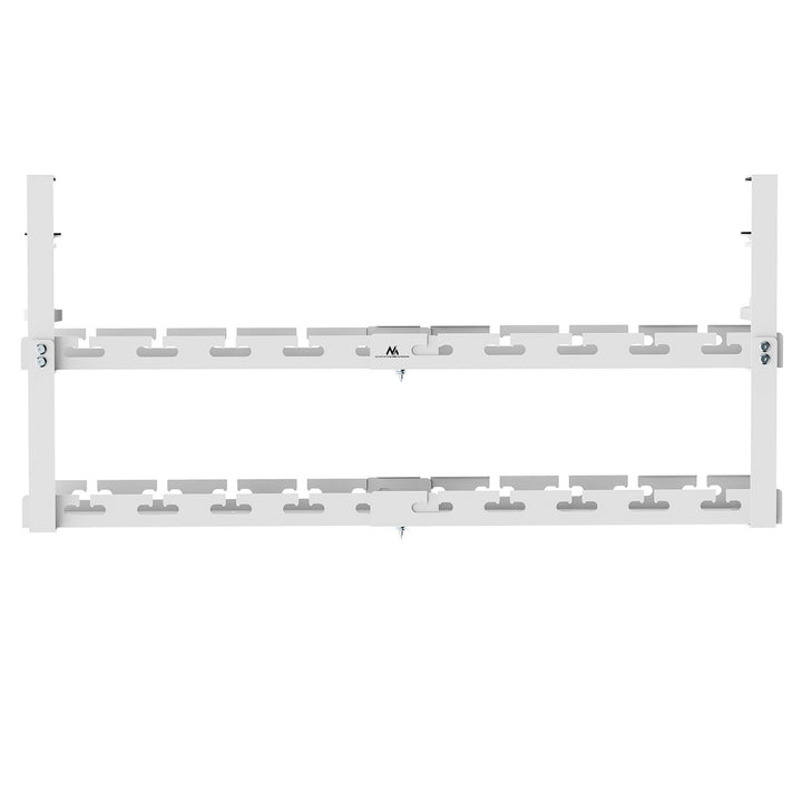 Organizzatore di cavi sotto la scrivania Maclean, carico massimo 5 kg, massimo 728 mm, 2 livelli, bianco, MC-102 W. 728 mm, 2 livelli, bianco, MC-102 W