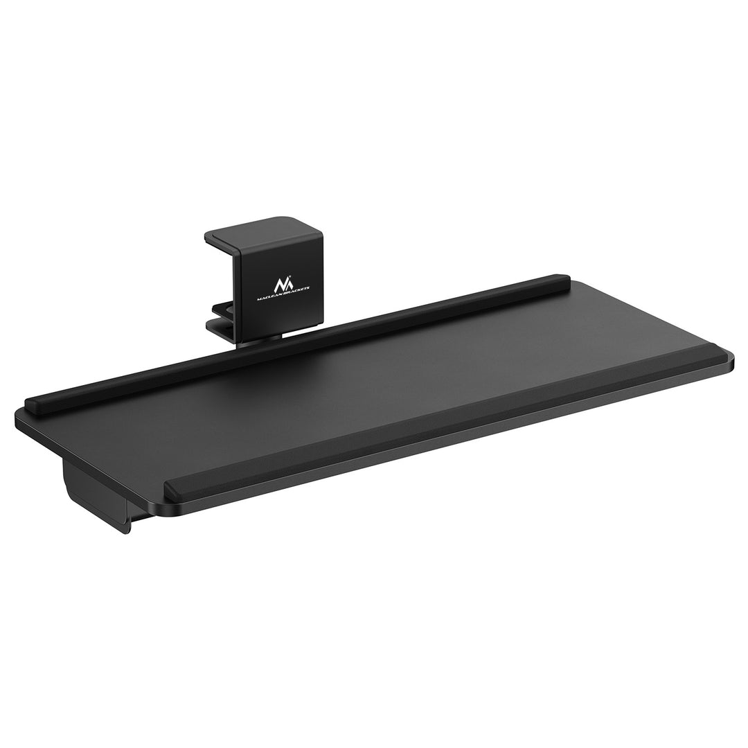 Supporto per tastiera Maclean undesk, carico massimo 5 kg, regolabile in orizzontale e verticale, nero, MC-108 B