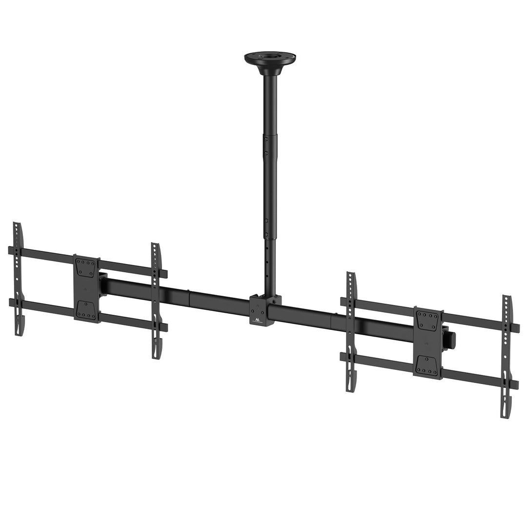 Supporto a soffitto Maclean per due TV, carico massimo 2x40kg, 34-60", max VESA 600x400, MC-111 B