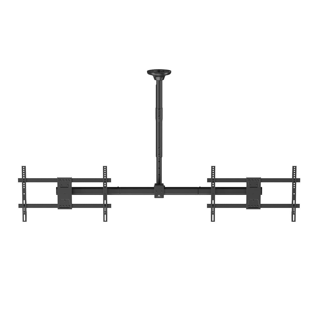 Supporto a soffitto Maclean per due TV, carico massimo 2x40kg, 34-60", max VESA 600x400, MC-111 B