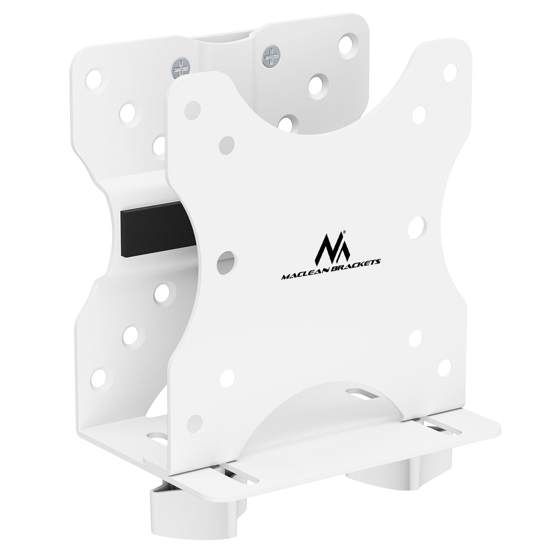 Supporto per computer Maclean mini, gamma 17-70 mm, compatibile VESA, carico massimo 5 kg, bianco, MC-115 W