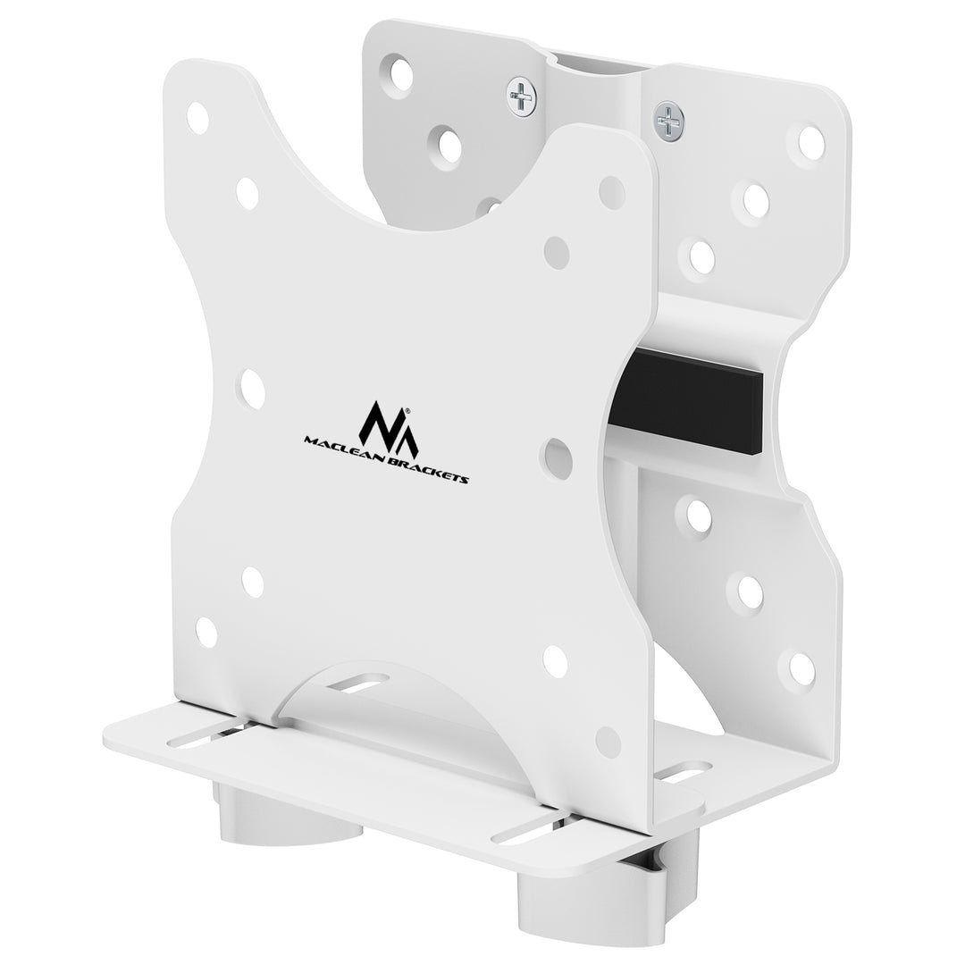 Supporto per computer Maclean mini, gamma 17-70 mm, compatibile VESA, carico massimo 5 kg, bianco, MC-115 W