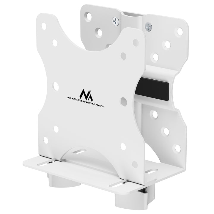 Supporto per computer Maclean mini, gamma 17-70 mm, compatibile VESA, carico massimo 5 kg, bianco, MC-115 W