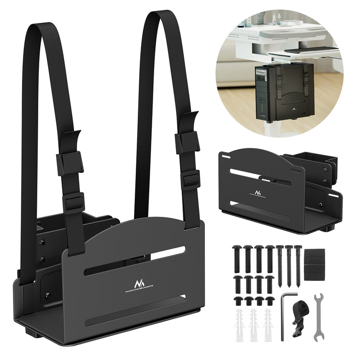 Supporto per CPU Maclean, range 122-212 mm, carico massimo 10 kg, nero, MC-116 B