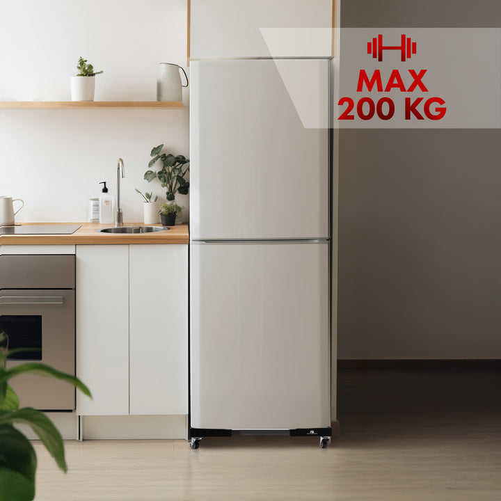 Supporto mobile per lavatrice Maclean, con rotelle, larghezza 700-900 mm, universale, fino a 200 kg, MC-119 B