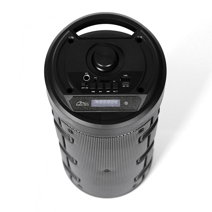 Altoparlante wireless Media-Tech, Bluetooth, karaoke, 1000W, nero, MT3165