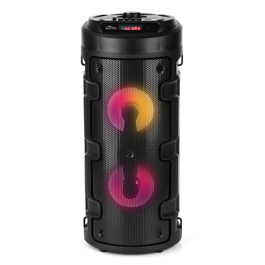 Altoparlante wireless Media-Tech, Bluetooth, karaoke, 1000W, nero, MT3165