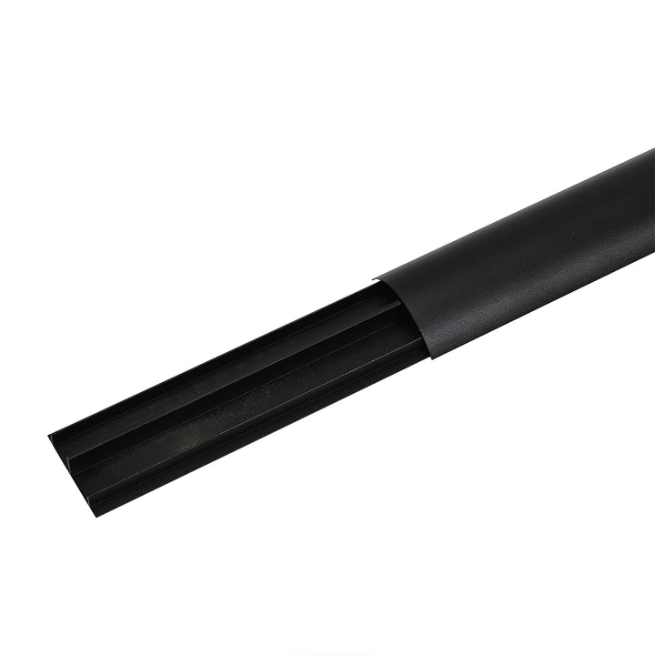 Striscia copricavo Maclean in alluminio, 62x20x750mm, nero, MC-814 B