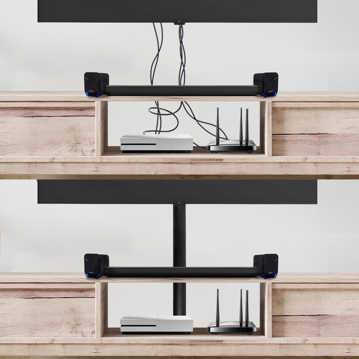 Striscia copricavo Maclean in alluminio, 62x20x750mm, nero, MC-814 B