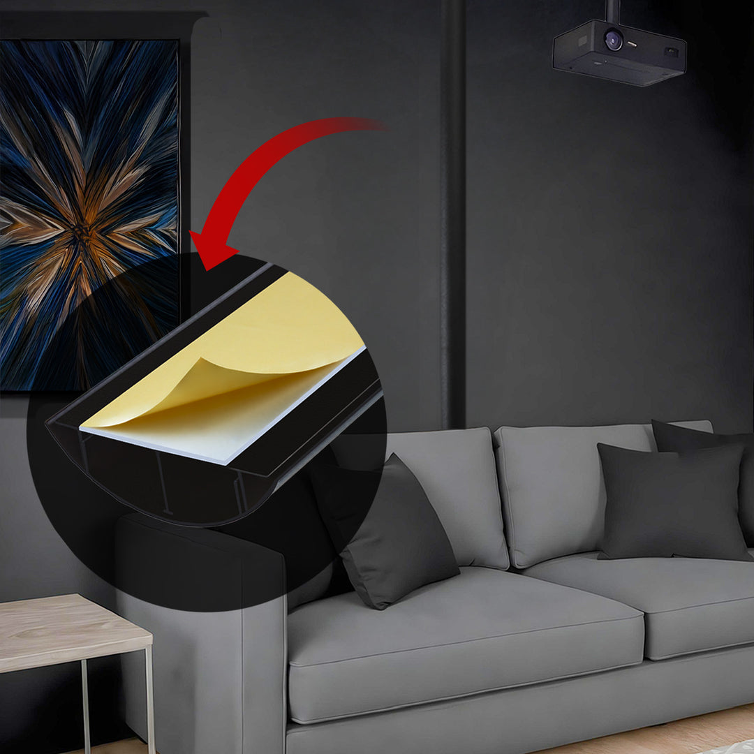 Striscia copricavo Maclean in alluminio, 62x20x750mm, nero, MC-814 B