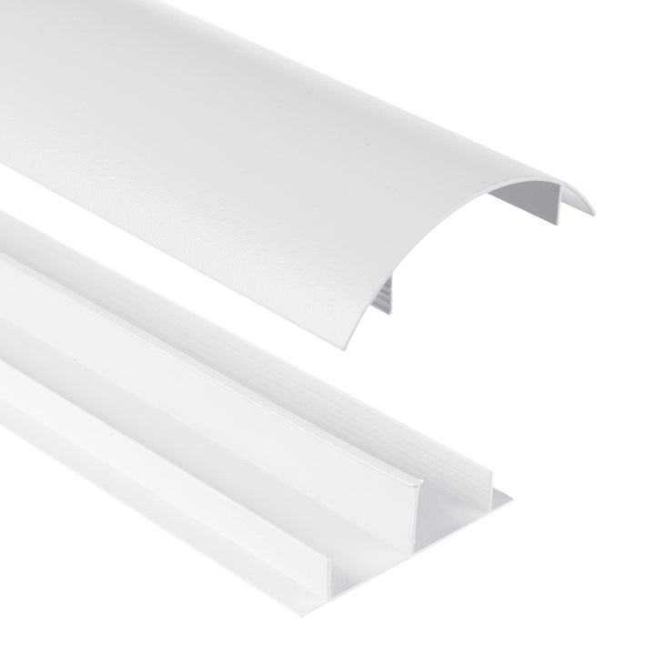 Striscia copricavo Maclean in alluminio, 62x20x750mm, bianco, MC-814 W