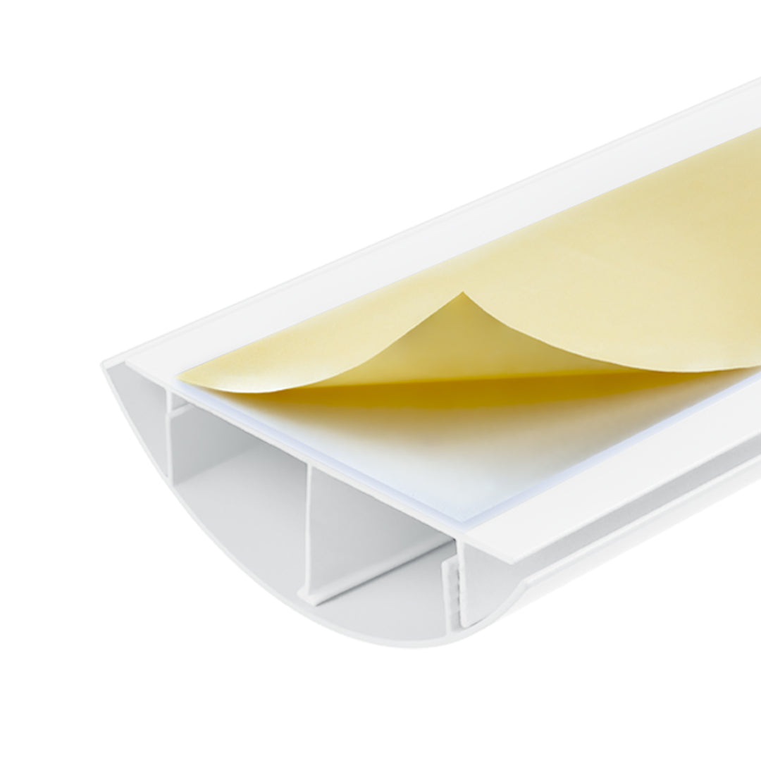 Striscia copricavo Maclean in alluminio, 62x20x750mm, bianco, MC-814 W