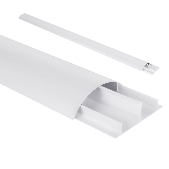 Striscia copricavo Maclean in alluminio, 62x20x750mm, bianco, MC-814 W