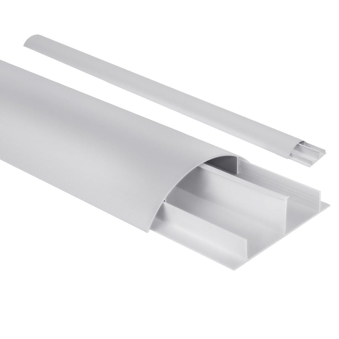Striscia copricavo Maclean in alluminio, 62x20x750mm, argento, MC-814 S