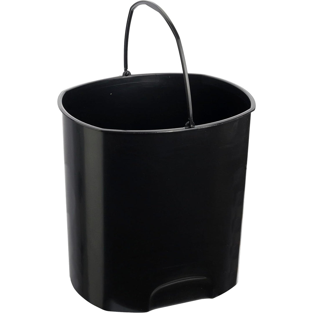 Cestino per rifiuti Keeeper, con pedale, 11 L, bianco, Tjark