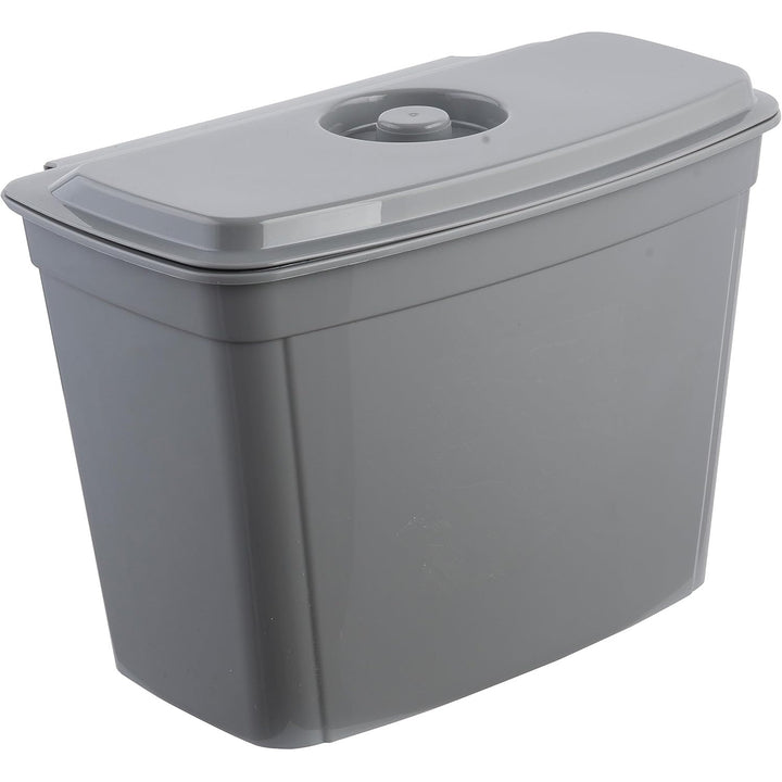 Pattumiera Keeeper, cestino sospeso, con coperchio, 4L, grigio, Milano