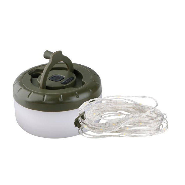 Ghirlanda luminosa retrattile LTC 8m SMD 30 5W 500lm 3000K batteria 1800mAh USB-C IP54