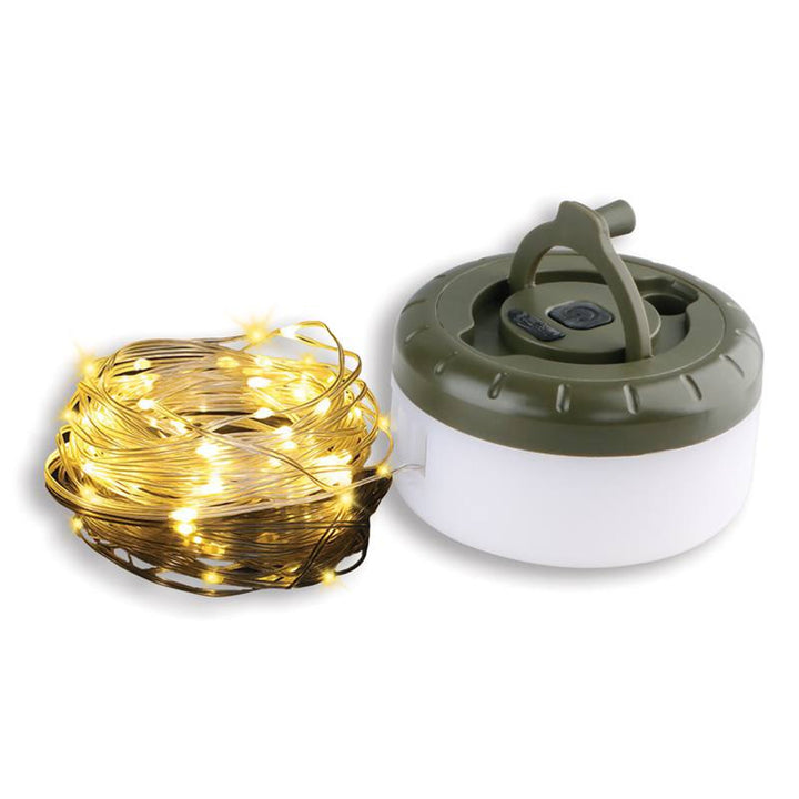 Ghirlanda luminosa retrattile LTC 8m SMD 30 5W 500lm 3000K batteria 1800mAh USB-C IP54