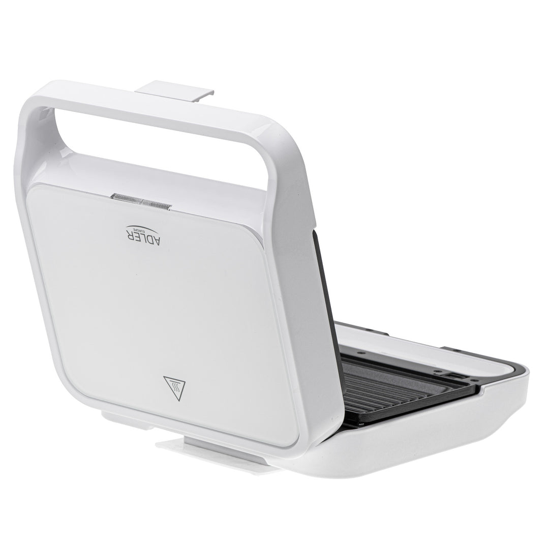 Tostapane Adler, griglia a contatto, 1100W, bianco, AD 3070