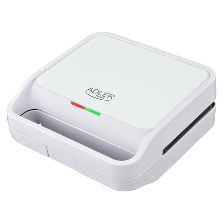 Tostapane Adler, griglia a contatto, 1100W, bianco, AD 3070