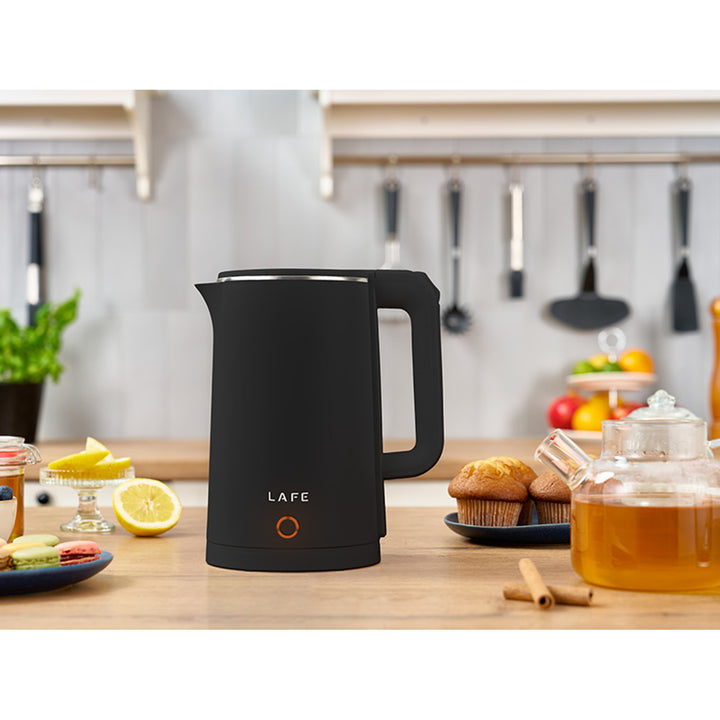 Bollitore elettrico Lafe, doppia parete, 1800W 1,8L, doppia parete