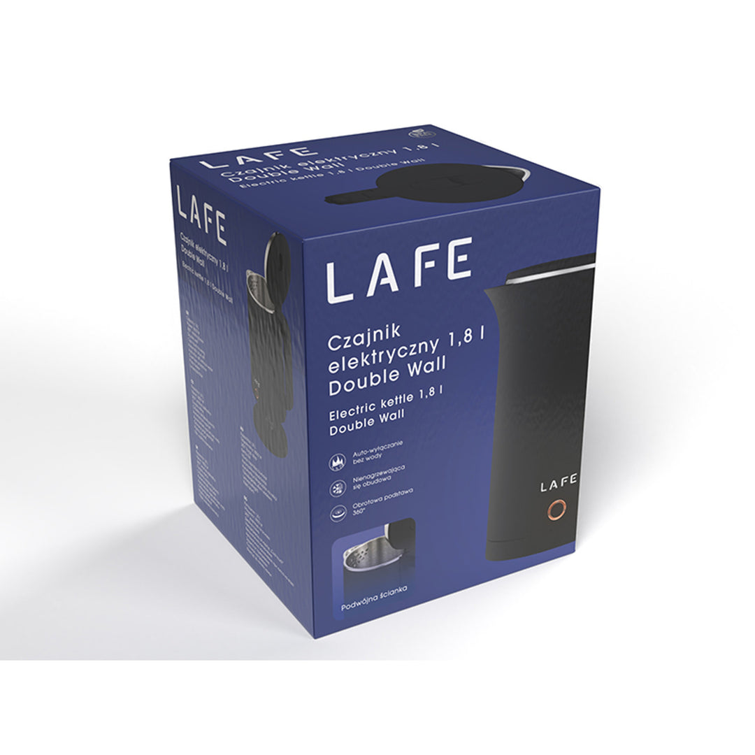 Bollitore elettrico Lafe, doppia parete, 1800W 1,8L, doppia parete