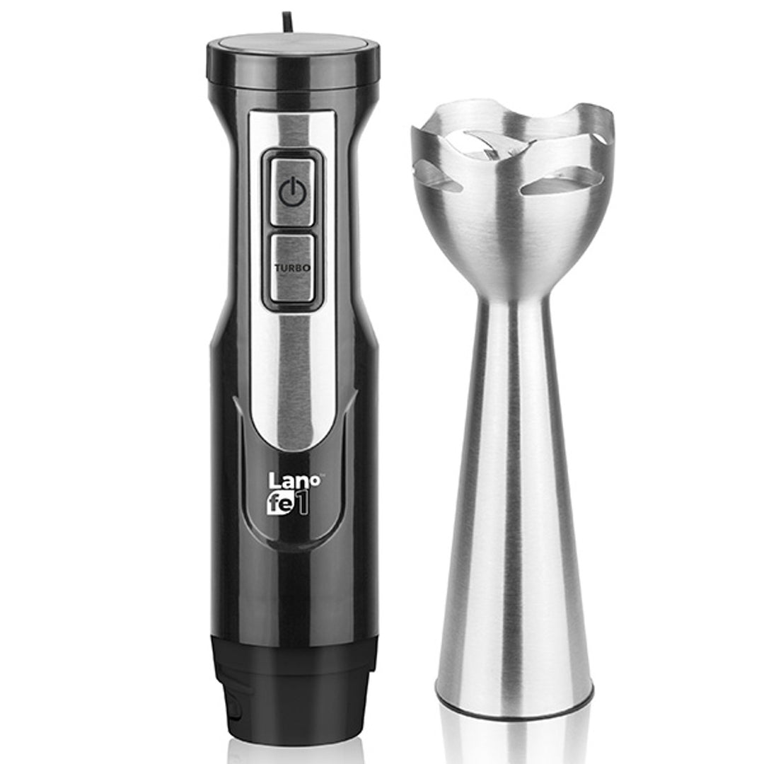 Frullatore a mano Lafe, 800 W, tazza da 600 ml, funzione Turbo, BRK-003A