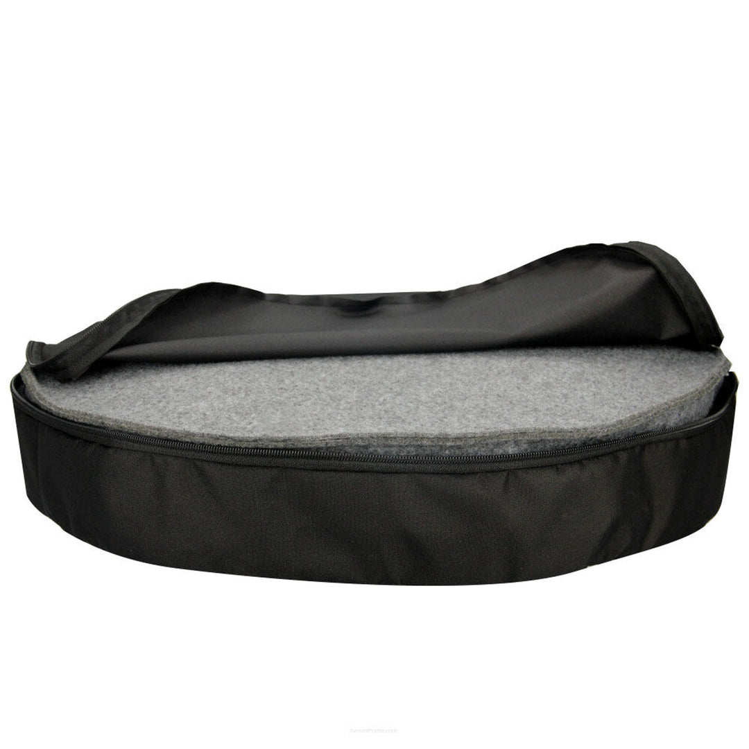 Letto per gatti Bertoni, inserto in granuli, diametro 50 cm, motivo a miagolii, EE130
