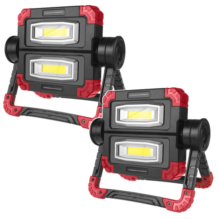 Lampada da lavoro Maclean LED COB, 300 lm, 3 modalità di illuminazione, alimentazione 4xAA, temp. colore 6500K, MCE439 2 pz.