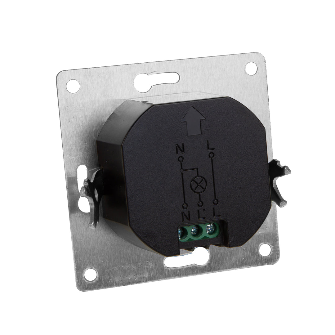 Sensore PIR Maclean a corto raggio, portata 5-6cm, per installazione in scatola, carico massimo 1200W, MCE313 W, 4 pz.
