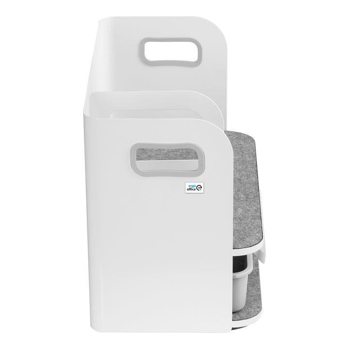 Organizzatore da tavolo con cassetto Ergo Office, bianco, max. 10 kg, ER-440 + Organizzatore da tavolo per utensili ER-442