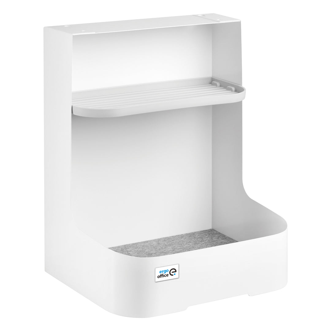 Organizzatore da tavolo con cassetto Ergo Office, bianco, max. 10 kg, ER-440 + Organizzatore da tavolo per utensili ER-442
