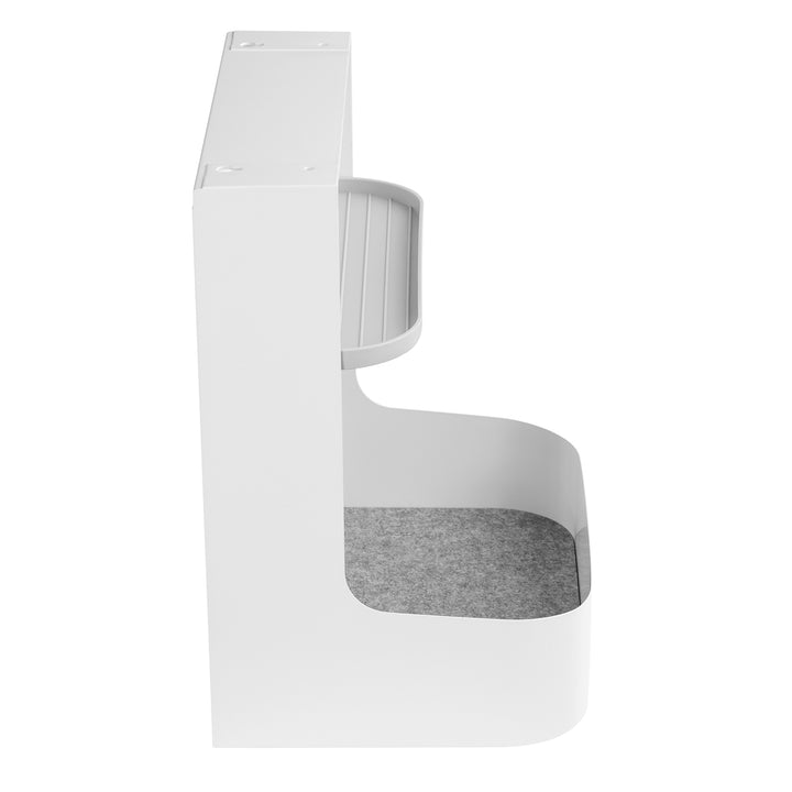 Organizzatore da tavolo con cassetto Ergo Office, bianco, max. 10 kg, ER-440 + Organizzatore da tavolo per utensili ER-442