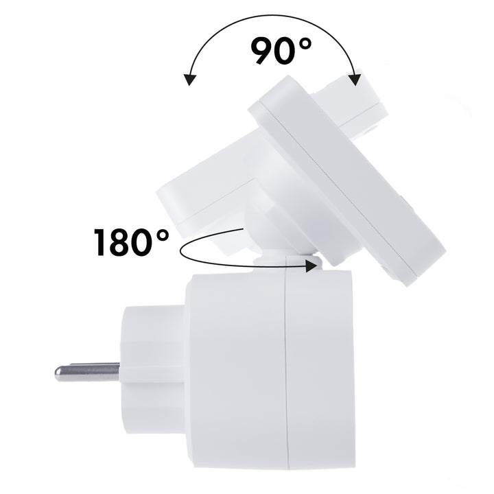 Interruttore orario digitale GreenBlue - timer, carico massimo 16A, IP20, GB605 E, 2 pezzi