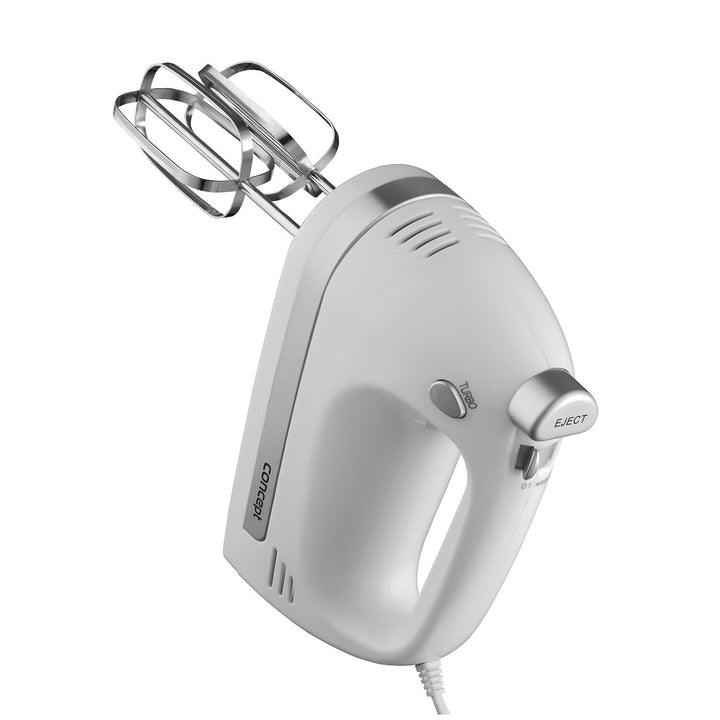 Miscelatore manuale Concept, 5 velocità, funzione Turbo, 500 W, bianco, SR3390