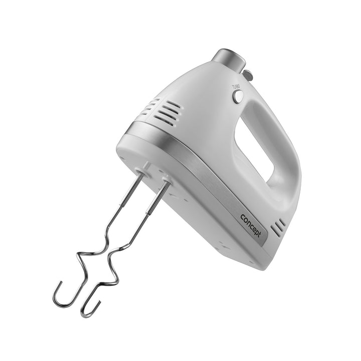 Miscelatore manuale Concept, 5 velocità, funzione Turbo, 500 W, bianco, SR3390