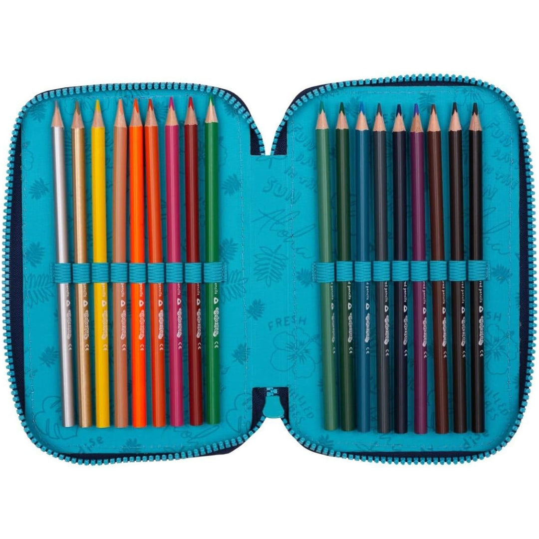Astuccio a tre scomparti CoolPack con accessori JUMPER 3 STITCH