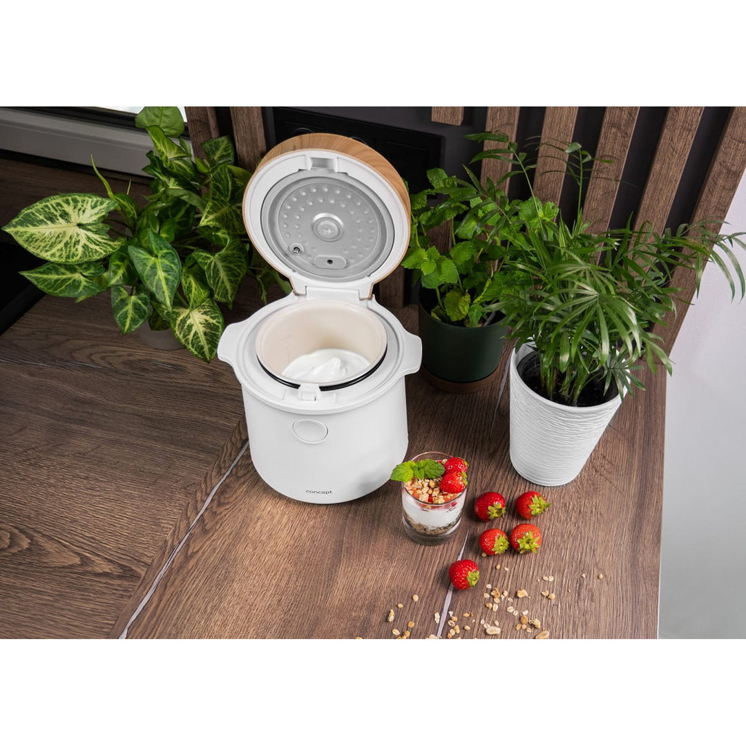 Cuociriso Concept, 9 programmi, display LED, 1,5 l, bianco, RE3030