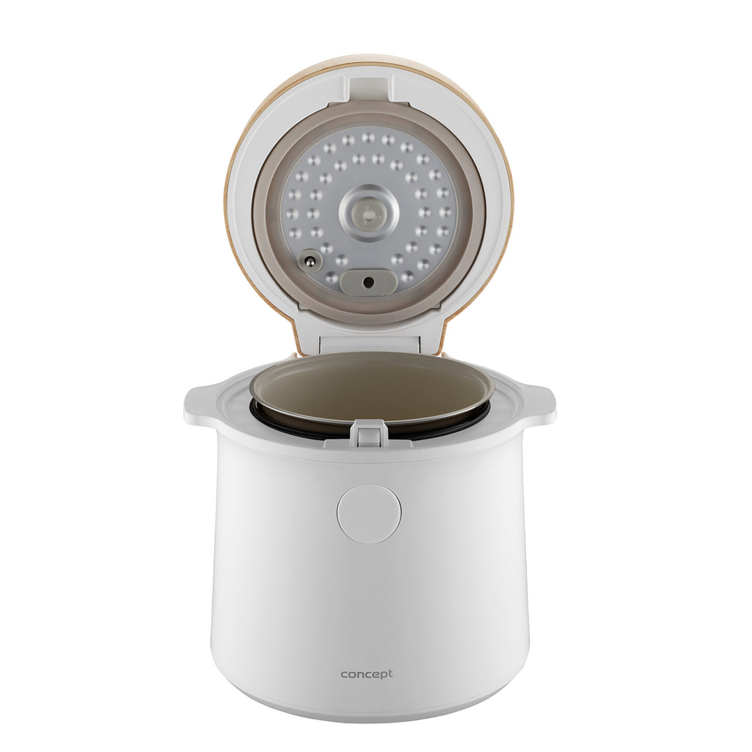 Cuociriso Concept, 9 programmi, display LED, 1,5 l, bianco, RE3030