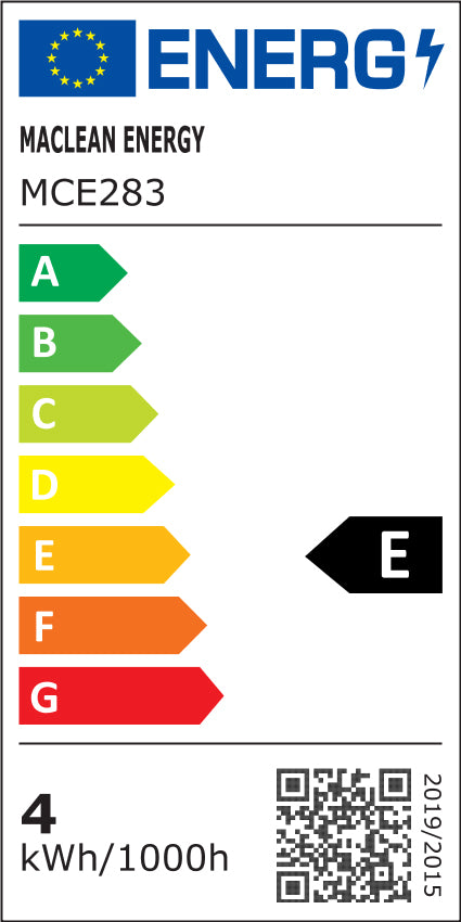 Lampada a parete 1xE27 con sensore Maclean, sensore a infrarossi, carico massimo 60W, IP65, nero, MCE518 B + lampadina a filamento LED E27, 4W 230V Maclean Energy MCE283 WW bianco caldo 3000K 470lm retro edison decorativo G45