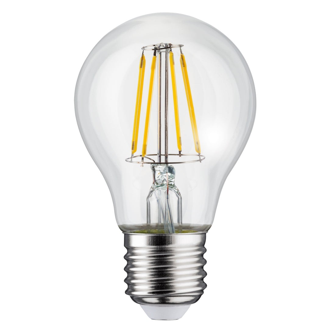 Lampada da parete 1xE27 con sensore Maclean, sensore a infrarossi, carico massimo 60W, IP65, nero, MCE518 B + lampadina a filamento LED E27, 11W 230V Maclean Energy MCE280 WW bianco caldo 3000K 1500lm retro edison decorativa A60