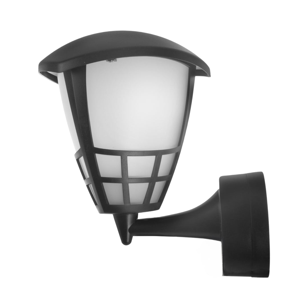 Lampada a parete 1xE27 Maclean, carico massimo 60W, IP65, nero, MCE519 B + lampadina a filamento LED E27, 4W 230V Maclean Energy MCE283 WW bianco caldo 3000K 470lm retro edison decorativo G45