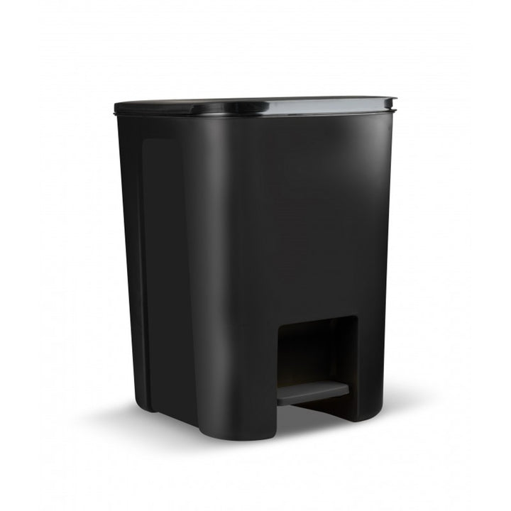 Pattumiera Practic, con pedale, nera, 25l, 10104699