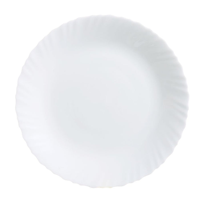 Piatto da portata Luminarc, bianco, rotondo, 25 cm, Feston