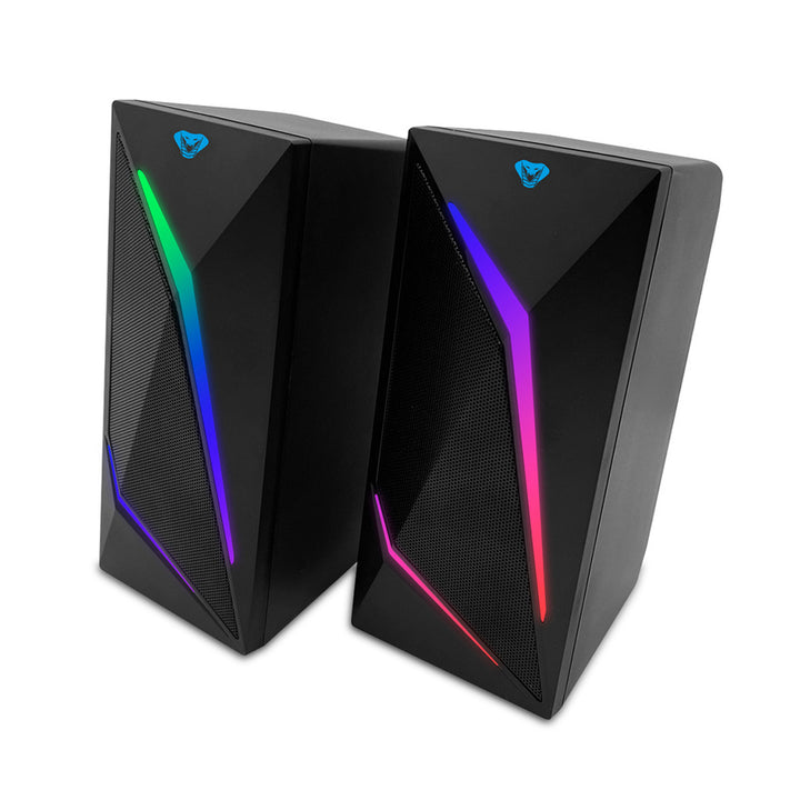 Altoparlanti da gioco 2.0 con Bluetooth, retroilluminazione LED RGB colorata Media-Tech COBRA PRO URION 2.0 MT3172