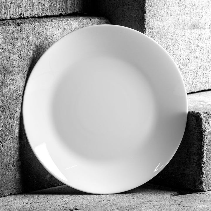 Piatto da portata Luminarc, rotondo, 25 cm, bianco, Arcopal Zelie