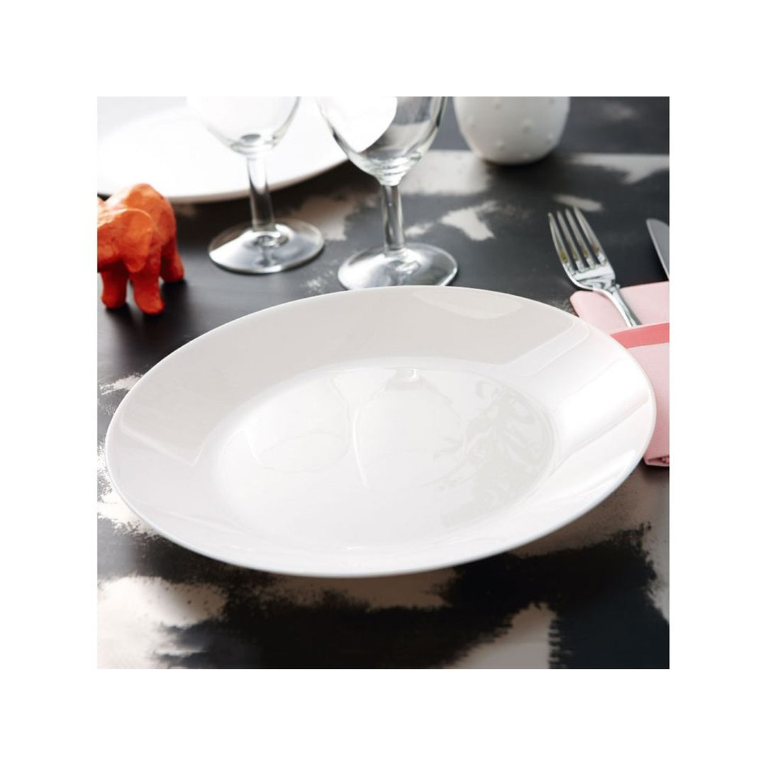 Piatto da portata Luminarc, rotondo, 25 cm, bianco, Arcopal Zelie