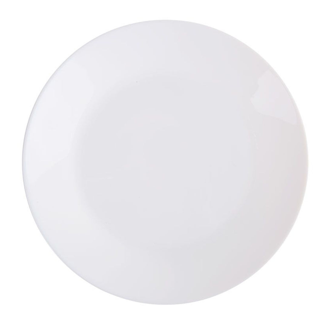 Piatto da portata Luminarc, rotondo, 25 cm, bianco, Arcopal Zelie